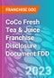 CoCo Fresh Tea & Juice Franchise Disclosure Document FDD - Product Thumbnail Image