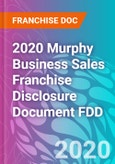 2020 Murphy Business Sales Franchise Disclosure Document FDD- Product Image