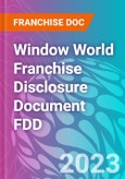 Window World Franchise Disclosure Document FDD- Product Image