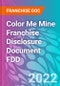 Color Me Mine Franchise Disclosure Document FDD - Product Thumbnail Image