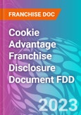 Cookie Advantage Franchise Disclosure Document FDD- Product Image