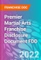 Premier Martial Arts Franchise Disclosure Document FDD - Product Thumbnail Image