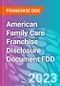 American Family Care Franchise Disclosure Document FDD - Product Thumbnail Image