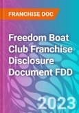 Freedom Boat Club Franchise Disclosure Document FDD- Product Image