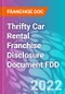 Thrifty Car Rental Franchise Disclosure Document FDD - Product Thumbnail Image