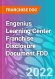 Engenius Learning Center Franchise Disclosure Document FDD- Product Image