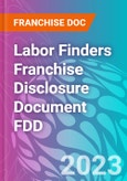 Labor Finders Franchise Disclosure Document FDD- Product Image