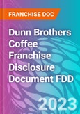 Dunn Brothers Coffee Franchise Disclosure Document FDD- Product Image