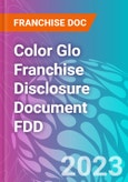 Color Glo Franchise Disclosure Document FDD- Product Image