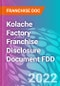 Kolache Factory Franchise Disclosure Document FDD - Product Thumbnail Image