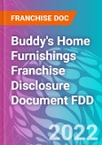 Buddy's Home Furnishings Franchise Disclosure Document FDD- Product Image