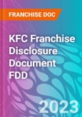 KFC Franchise Disclosure Document FDD- Product Image