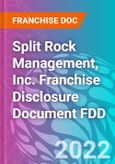 Split Rock Management, Inc. Franchise Disclosure Document FDD- Product Image