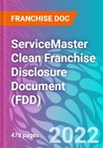 ServiceMaster Clean Franchise Disclosure Document (FDD)- Product Image