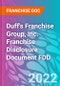 Duff's Franchise Group, Inc. Franchise Disclosure Document FDD - Product Thumbnail Image