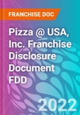 Pizza @ USA, Inc. Franchise Disclosure Document FDD- Product Image