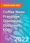Coffee News Franchise Disclosure Document FDD- Product Image