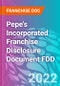 Pepe's Incorporated Franchise Disclosure Document FDD - Product Thumbnail Image