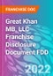 Great Khan MB, LLC Franchise Disclosure Document FDD - Product Thumbnail Image