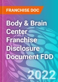 Body & Brain Center Franchise Disclosure Document FDD- Product Image
