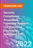 Security Compliance Associates Franchise Systems, LLC Franchise Disclosure Document FDD- Product Image