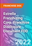Estrella Franchising Corp. Franchise Disclosure Document FDD- Product Image