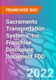 Sacramento Transportation Systems, Inc. Franchise Disclosure Document FDD- Product Image