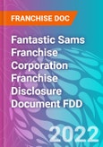 Fantastic Sams Franchise Corporation Franchise Disclosure Document FDD- Product Image