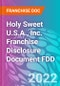 Holy Sweet U.S.A., Inc. Franchise Disclosure Document FDD - Product Thumbnail Image