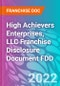 High Achievers Enterprises, LLC Franchise Disclosure Document FDD - Product Thumbnail Image