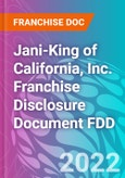 Jani-King of California, Inc. Franchise Disclosure Document FDD- Product Image