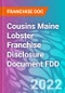 Cousins Maine Lobster Franchise Disclosure Document FDD - Product Thumbnail Image