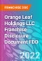 Orange Leaf Holdings LLC Franchise Disclosure Document FDD - Product Thumbnail Image