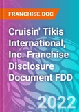 Cruisin' Tikis International, Inc. Franchise Disclosure Document FDD- Product Image