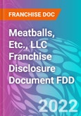 Meatballs, Etc., LLC Franchise Disclosure Document FDD- Product Image