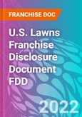 U.S. Lawns Franchise Disclosure Document FDD- Product Image