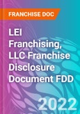 LEI Franchising, LLC Franchise Disclosure Document FDD- Product Image
