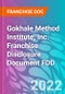 Gokhale Method Institute, Inc. Franchise Disclosure Document FDD - Product Thumbnail Image