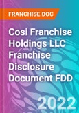 Cosi Franchise Holdings LLC Franchise Disclosure Document FDD- Product Image
