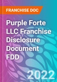 Purple Forte LLC Franchise Disclosure Document FDD- Product Image