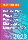 Buffalo Wild Wings Franchise Disclosure Document FDD- Product Image