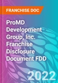 ProMD Development Group, Inc. Franchise Disclosure Document FDD- Product Image