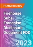 Firehouse Subs Franchise Disclosure Document FDD- Product Image