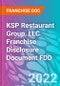 KSP Restaurant Group, LLC Franchise Disclosure Document FDD - Product Thumbnail Image