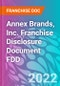 Annex Brands, Inc. Franchise Disclosure Document FDD - Product Thumbnail Image