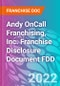 Andy OnCall Franchising, Inc. Franchise Disclosure Document FDD - Product Thumbnail Image
