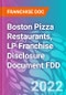 Boston Pizza Restaurants, LP Franchise Disclosure Document FDD - Product Thumbnail Image