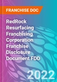 RedRock Resurfacing Franchising Corporation Franchise Disclosure Document FDD- Product Image