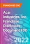 Acai Industries, Inc. Franchise Disclosure Document FDD - Product Thumbnail Image