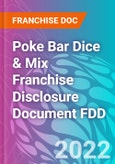 Poke Bar Dice & Mix Franchise Disclosure Document FDD- Product Image